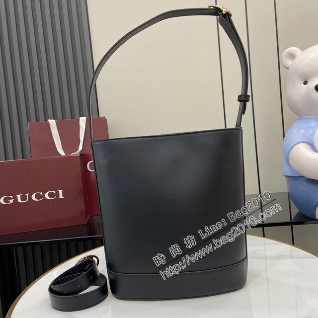 Gucci專櫃古馳2025春夏系列最新款水桶包手提單肩斜挎女包 jh2620型號：833660